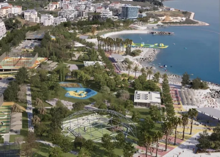 Lodore Del Mare At Beautiful Znjan Lägenhet Split